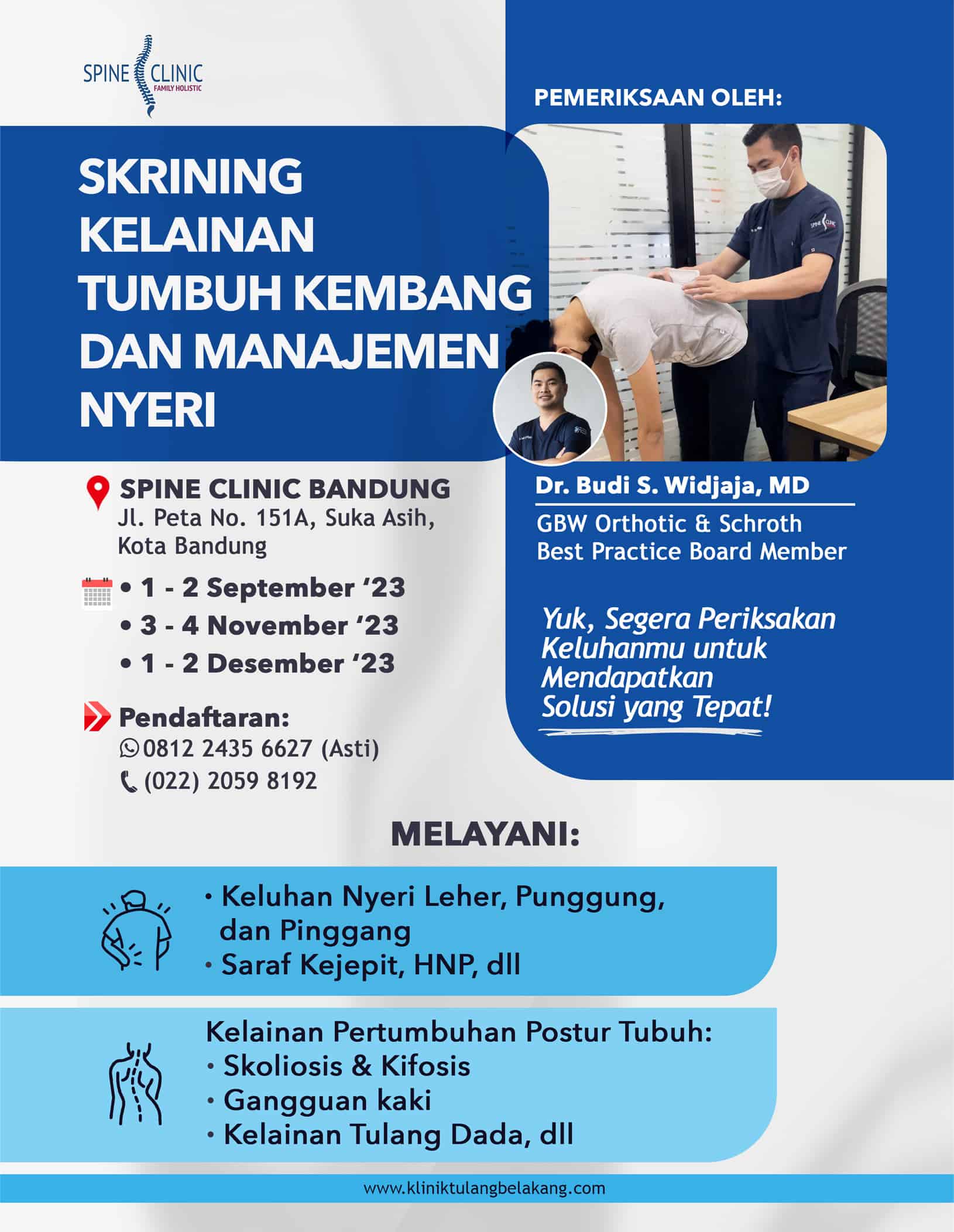 Spine Clinic Bandung | Klinik Tulang Belakang